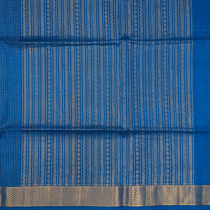 Hayagrivas Ananda Blue Kora Silk Cotton Saree SSCBF14D6-42