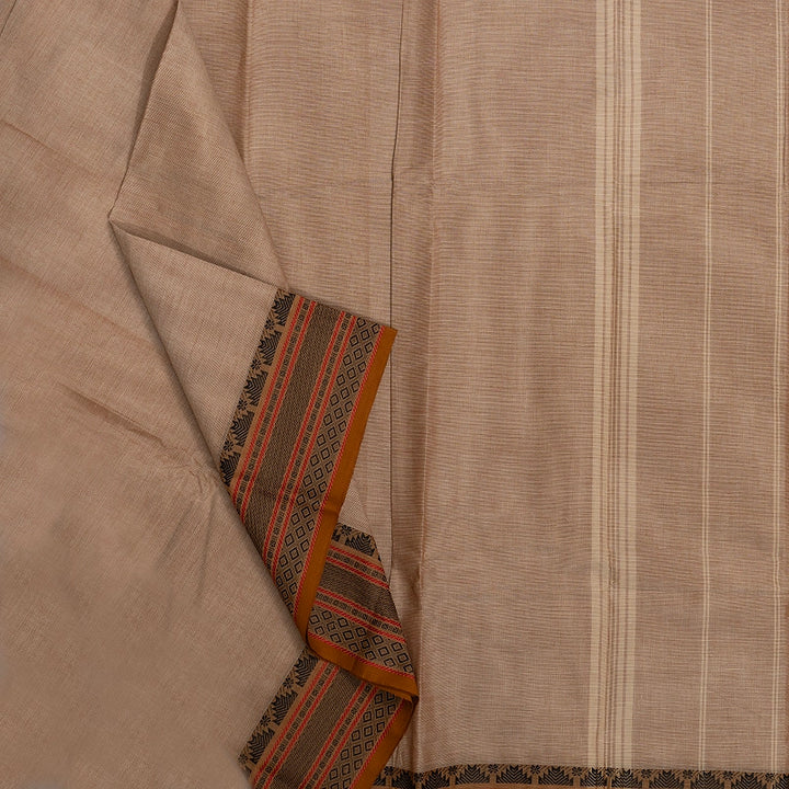 Hayagrivas Fawn Handloom Chettinad Cotton Saree KSBE1H1-12