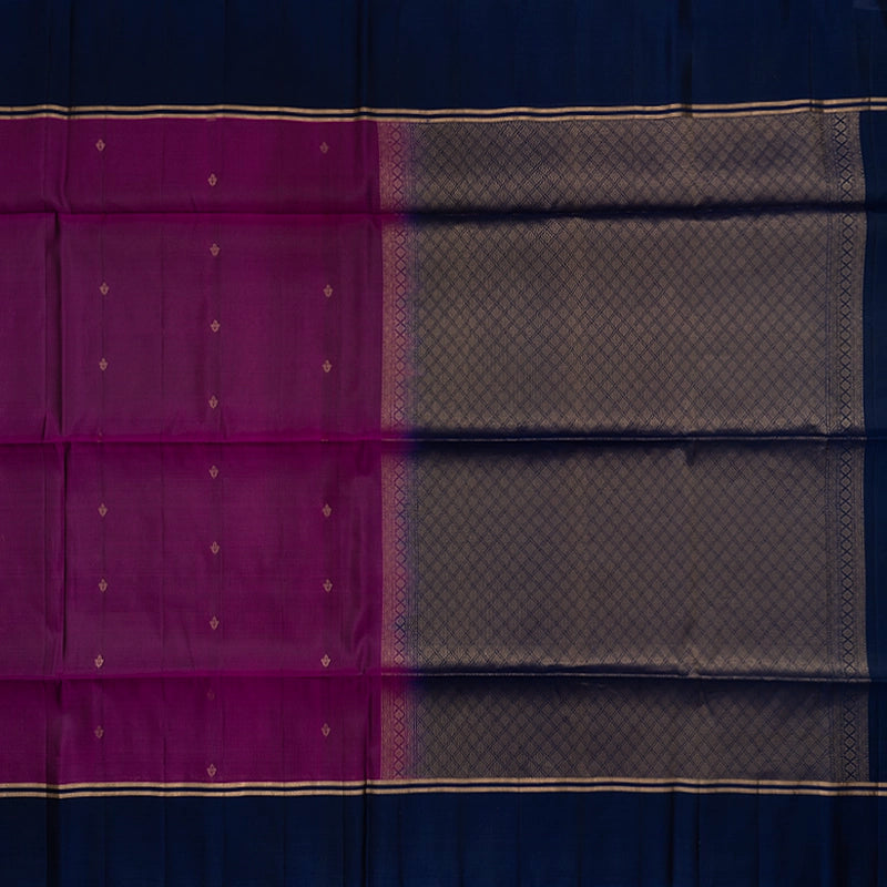 Hayagrivas Purple Handloom Soft Silk Saree KBF191E1-8