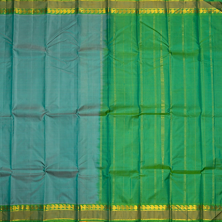 Hayagrivas Handloom Pastel Green Kanjivaram Silk Saree KBF486F1-34