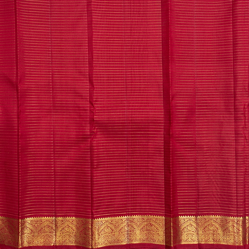 Hayagrivas Handloom Maroon Kanjivaram Silk Saree KBF496F6-1