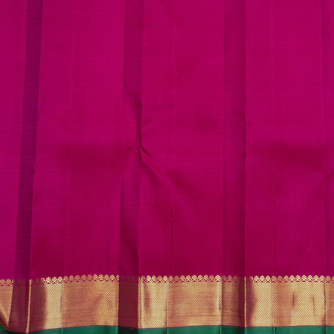 Hayagrivas Handloom Magenta Kanjivaram Silk Saree KBF742H6-1