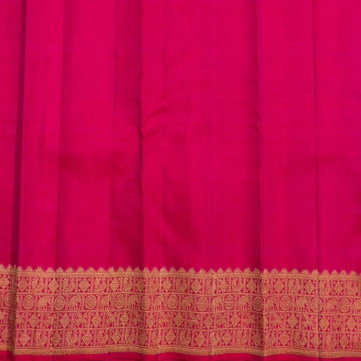 Hayagrivas Handloom Mayilkazhuthu Kanjivaram Silk Saree KBF742H8-1