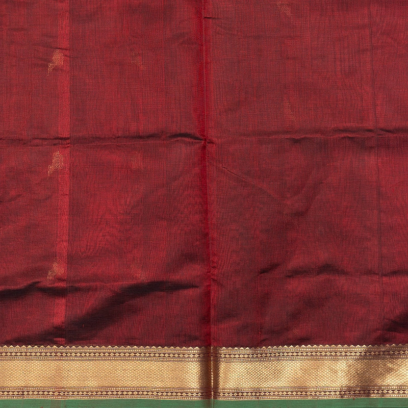Hayagrivas Maroon Kanchi Silk Cotton Saree SSCBF132H10-2