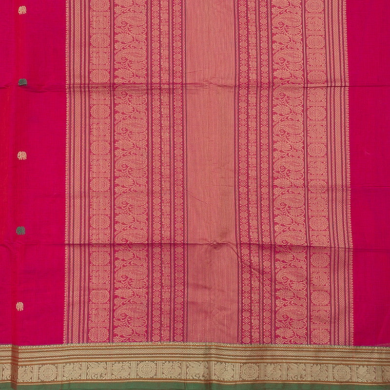 Hayagrivas Pink Handloom Kanchi Cotton Saree SSCBF132H29-5