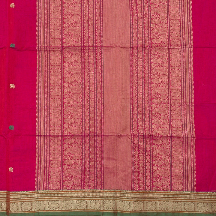 Hayagrivas Pink Handloom Kanchi Cotton Saree SSCBF132H29-5