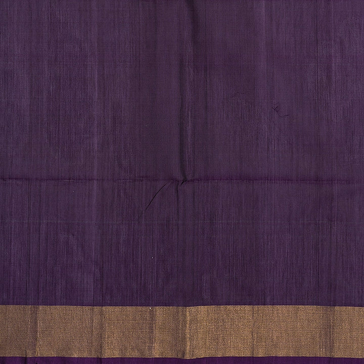 Hayagrivas Midnight Blue Ikkat Kora Silk Cotton Saree SSCBF155H1-29