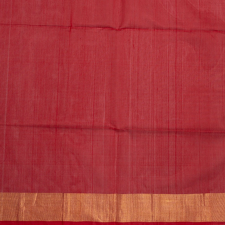 Hayagrivas Sandal Ikkat Kora Silk Cotton Saree SSCBF155H1-8