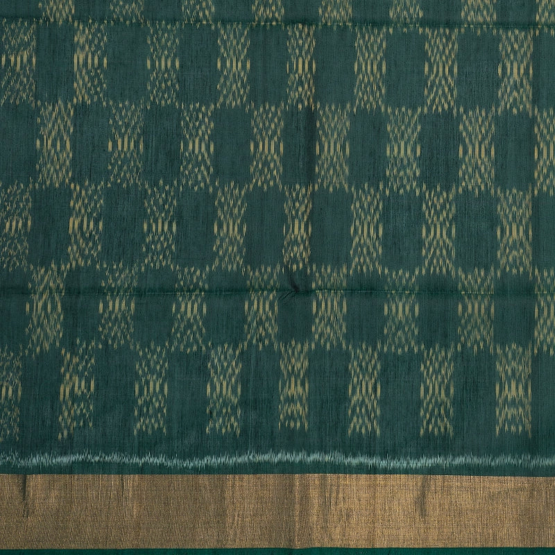 Hayagrivas Maroon Ikkat Kora Silk Cotton Saree SSCBF155H2-2