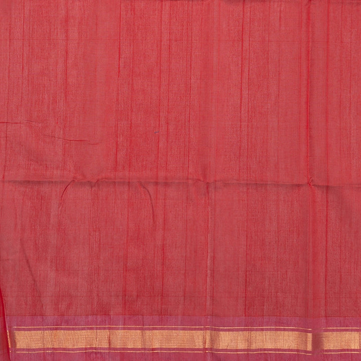 Hayagrivas Peacock Blue Kora Silk Cotton Saree SSCBF156H2-55