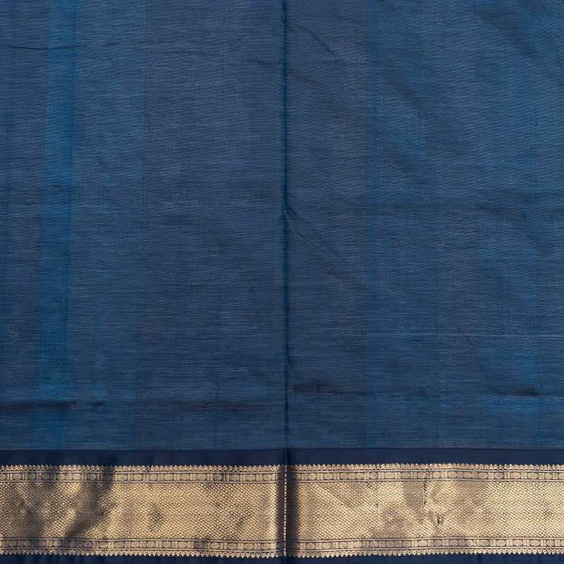 Hayagrivas Midnight Blue Kanchi Silk Cotton Saree SSCBF178I3-6