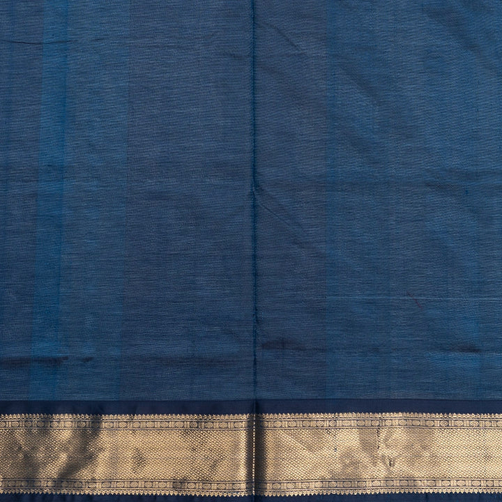 Hayagrivas Midnight Blue Kanchi Silk Cotton Saree SSCBF178I3-6
