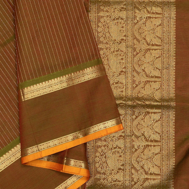 Hayagrivas Manthalir Green Kanchi Silk Cotton Saree SSCBF179I2-1