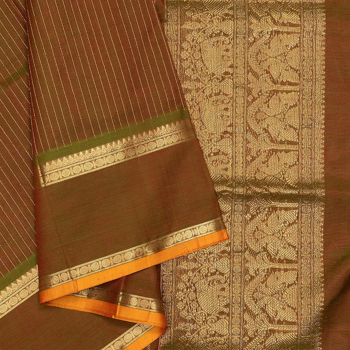 Hayagrivas Manthalir Green Kanchi Silk Cotton Saree SSCBF179I2-1