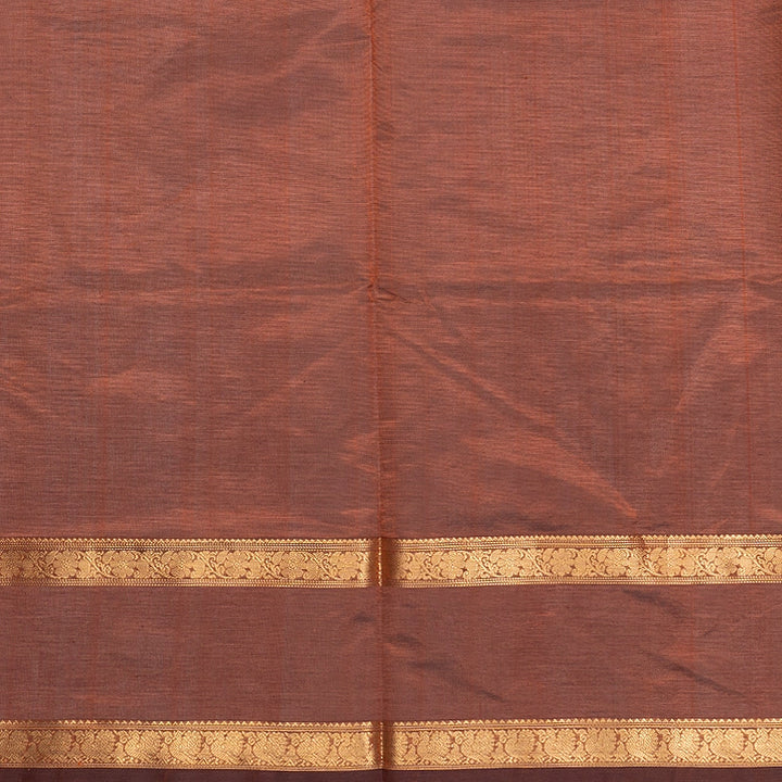 Hayagrivas Copper Brown Kanchi Silk Cotton Saree SSCBF179I13-2