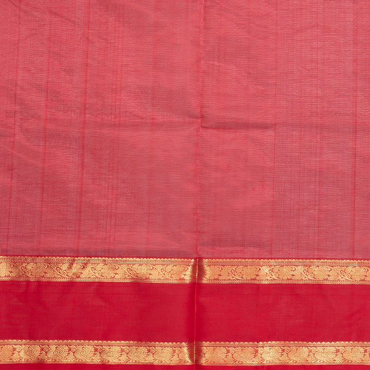 Hayagrivas Tomato Red Kanchi Silk Cotton Saree SSCBF179I13-8