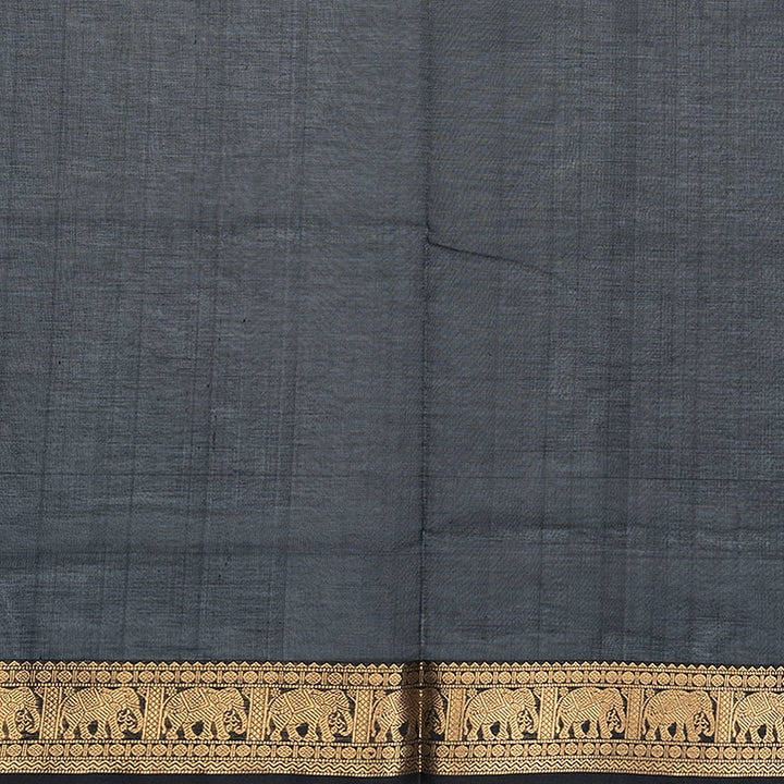 Hayagrivas Black Kanchi Silk Cotton Saree SSCBF179I5-17