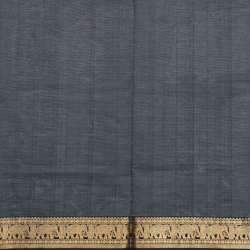 Hayagrivas Black Kanchi Silk Cotton Saree SSCBF179I5-2