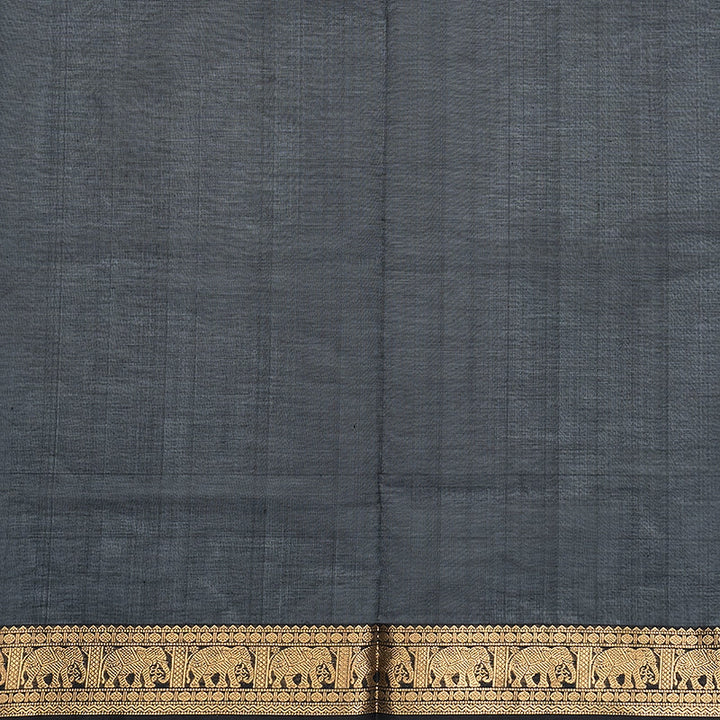 Hayagrivas Black Kanchi Silk Cotton Saree SSCBF179I5-2