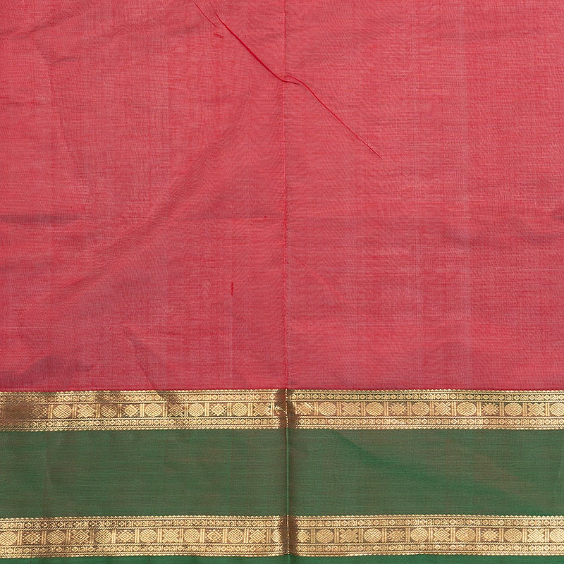 Hayagrivas Red Kanchi Silk Cotton Saree SSCBF179I9-13