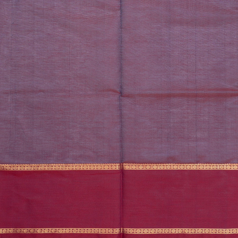 Hayagrivas Blue &amp; Maroon (Dual Tone) Kanchi Silk Cotton Saree SSCBF179I9-2
