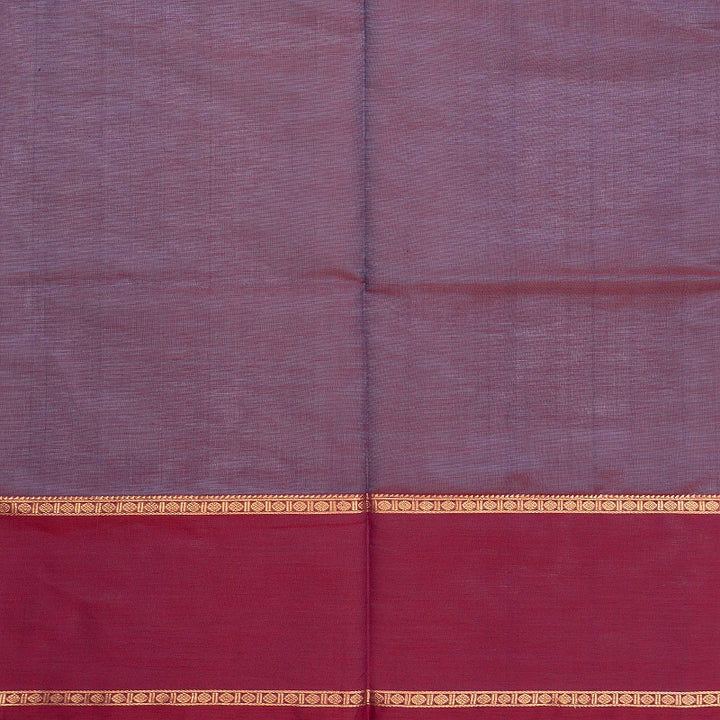 Hayagrivas Blue &amp; Maroon (Dual Tone) Kanchi Silk Cotton Saree SSCBF179I9-2