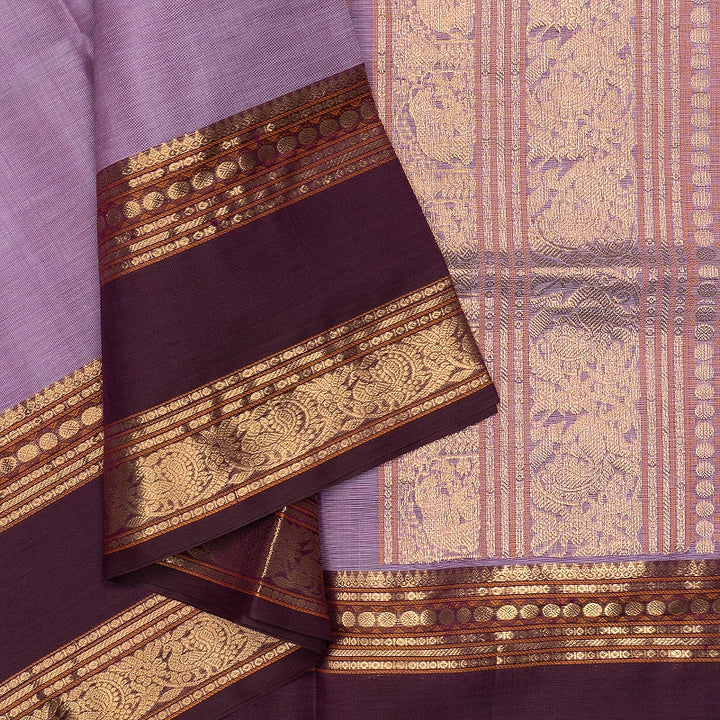 Hayagrivas Lilac Kanchi Silk Cotton Saree SSCBF179I9-3