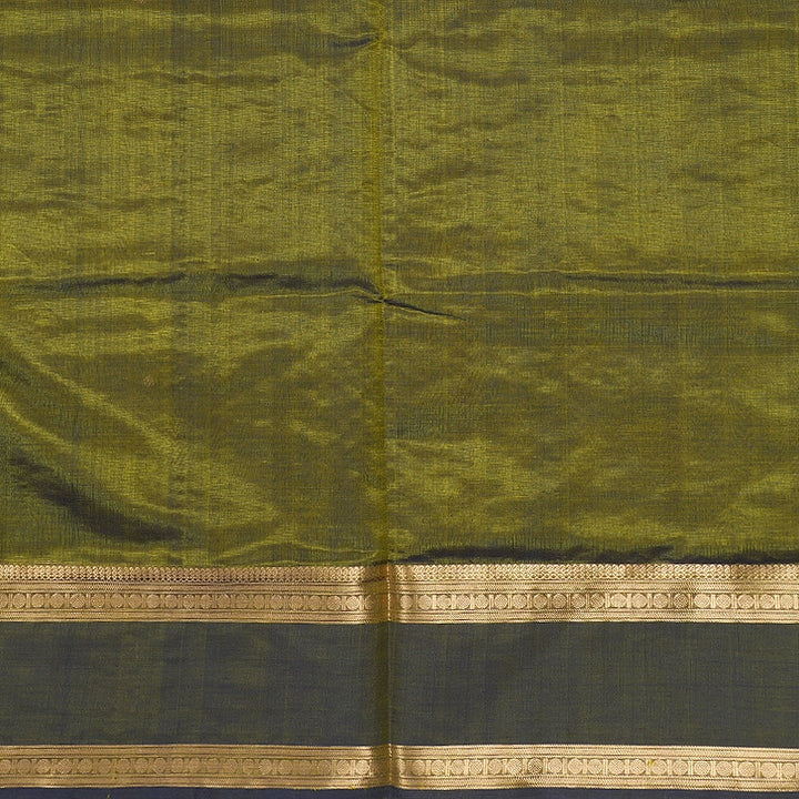 Hayagrivas Mehandi Green Kanchi Silk Cotton Saree SSCBF179I9-36