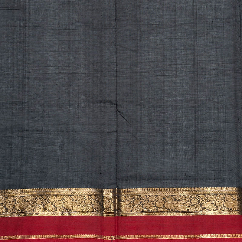 Hayagrivas Black Kanchi Silk Cotton Saree SSCBF179I9-7
