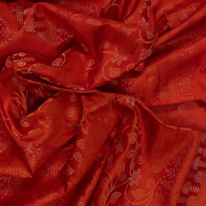 Hayagrivas Peacock Green Handloom Soft Silk Saree KBE654G12-2