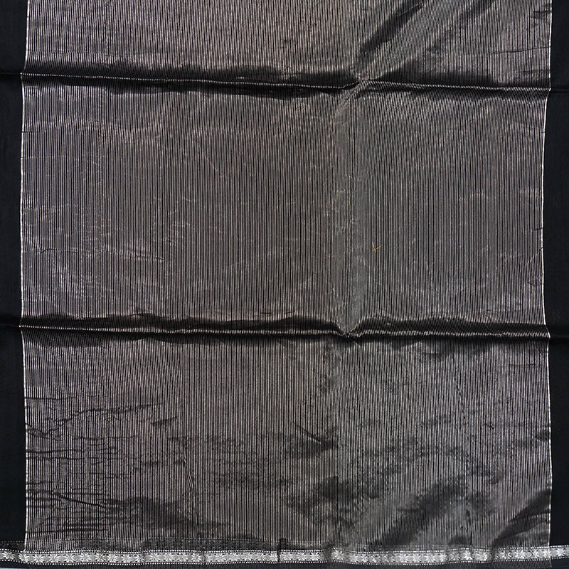 Hayagrivas Black Kora Silk Cotton Saree KSBE125C3-4