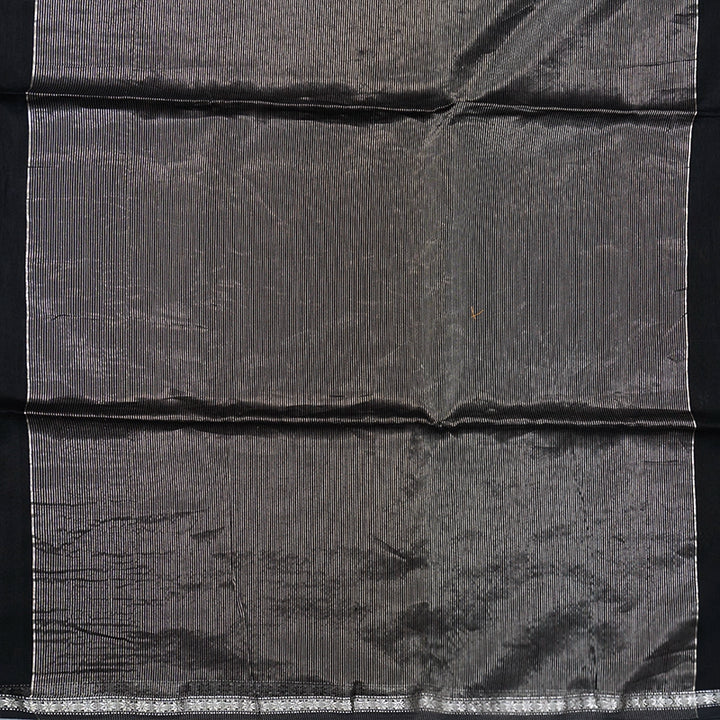 Hayagrivas Black Kora Silk Cotton Saree KSBE125C3-4