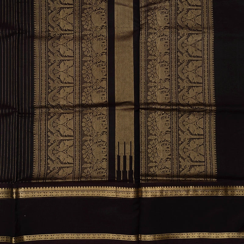 Hayagrivas Deep Snuff Kanchi Silk Cotton Saree KSBE124C3-2