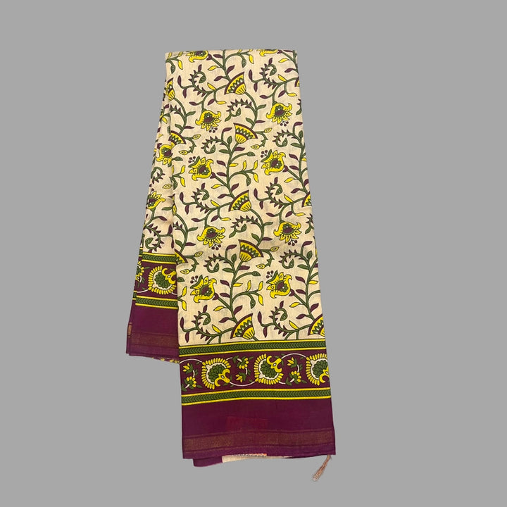 Hayagrivas Sandal Fancy Cotton Sarees