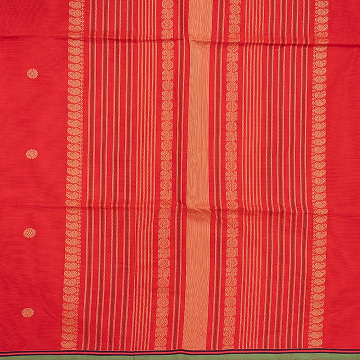 Hayagrivas Peach Pink Handloom Kanchi Cotton Saree KBE2145A7-1