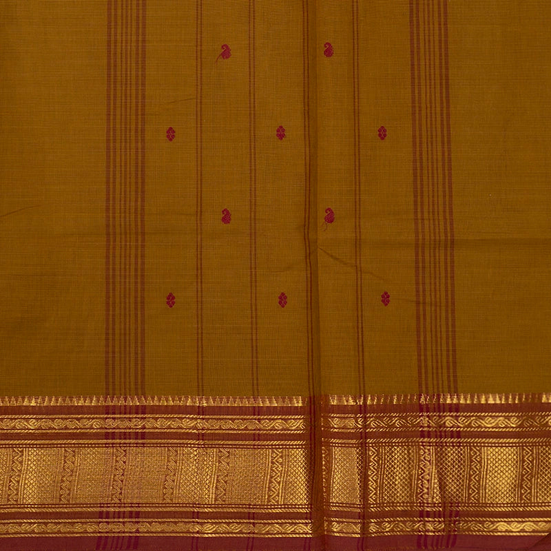 Hayagrivas Honey Mustard Handloom Chettinad Cotton Saree SSKBF86F1-43