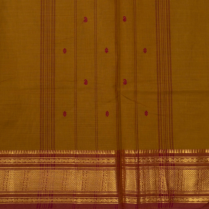 Hayagrivas Honey Mustard Handloom Chettinad Cotton Saree SSKBF86F1-43