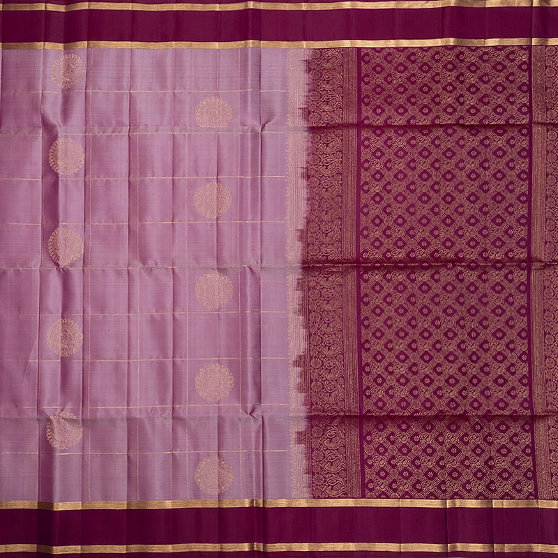 Hayagrivas Lotus Pink Handloom Soft Silk Saree KBF536G2-6