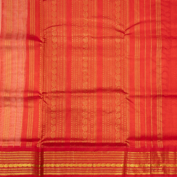 Hayagrivas Half-White Pure Silk Cotton Saree SSCBF34D1-41