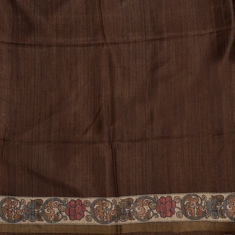 Hayagrivas Brown Fancy Cotton Saree KBE1917L1-30