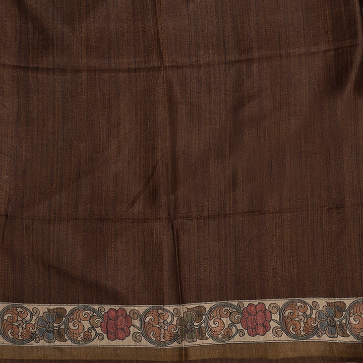 Hayagrivas Brown Fancy Cotton Saree KBE1917L1-30