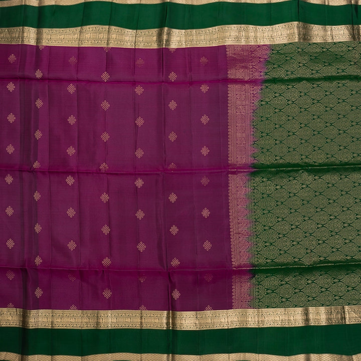 Hayagrivas Purple Handloom Soft Silk Saree KBF532G2-8