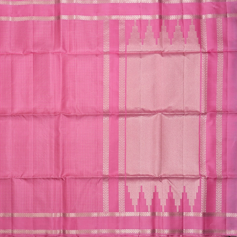 Hayagrivas Baby Pink Handloom Soft Silk Saree KBF536G3-7