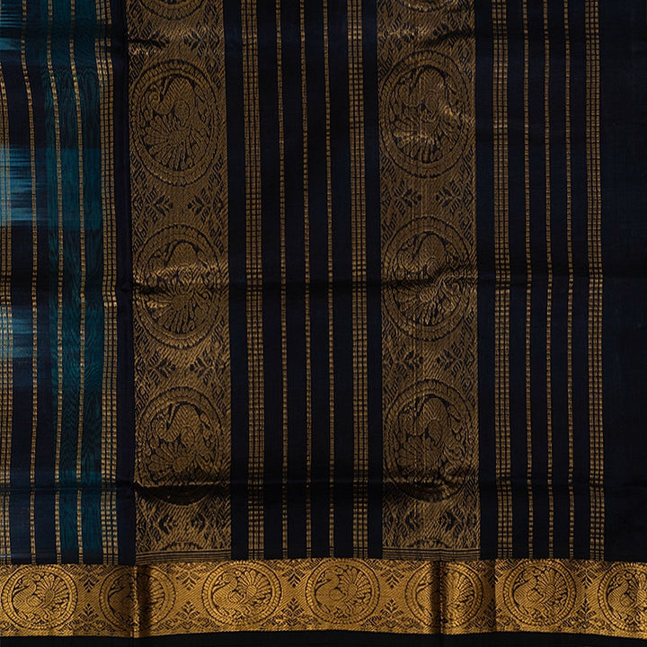 Hayagrivas Multicolour Checks Pure Silk Cotton Saree SSCBF53E5-10