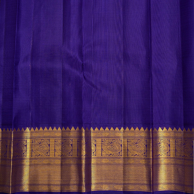 Hayagrivas Handloom Dual Tone (Pink & Orange) Kanjivaram Silk Saree KBF473F2-3