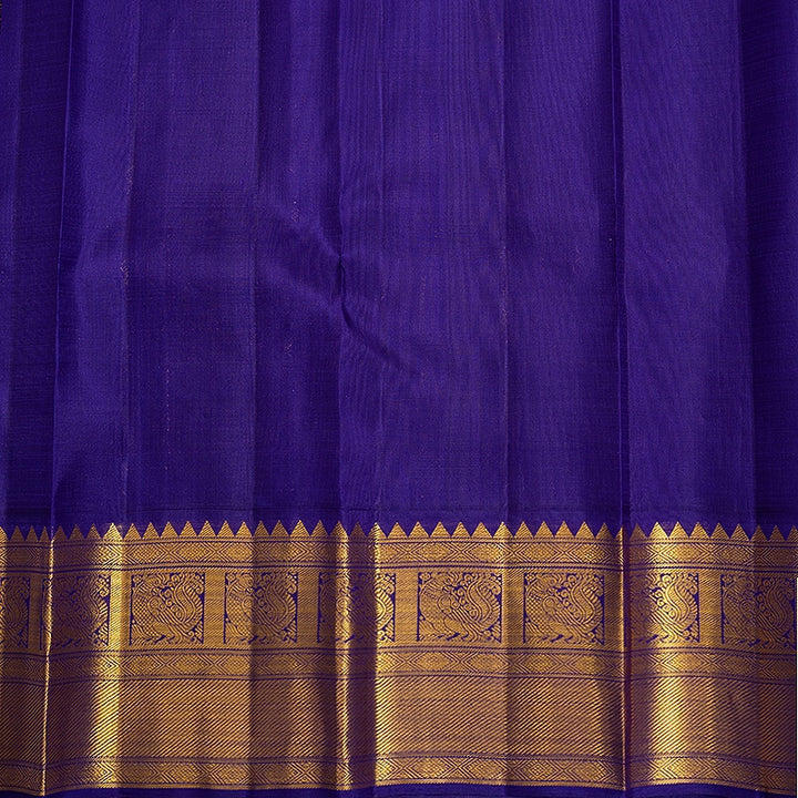 Hayagrivas Handloom Dual Tone (Pink & Orange) Kanjivaram Silk Saree KBF473F2-3