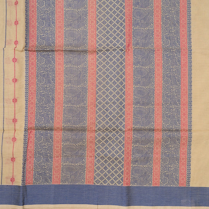 Hayagrivas Sandal Handloom Kanchi Cotton Saree SSCBF104F1-1