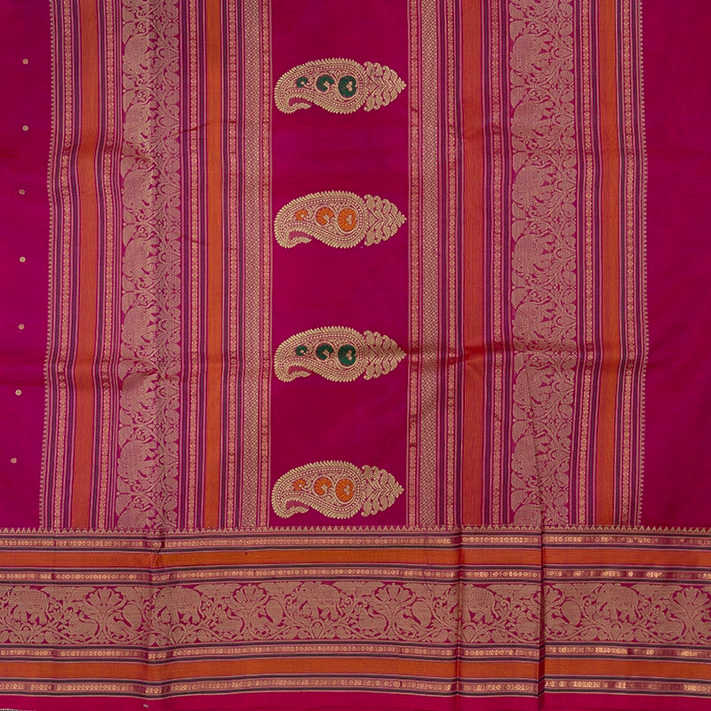 Hayagrivas Rani Pink Kanchi Silk Cotton Saree KSBE124C8-19