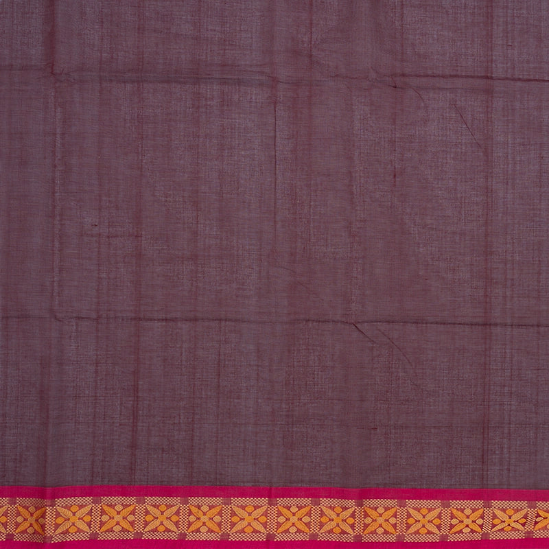 Hayagrivas Burgundy Handloom Kanchi Cotton Saree SSCBF104F2-2