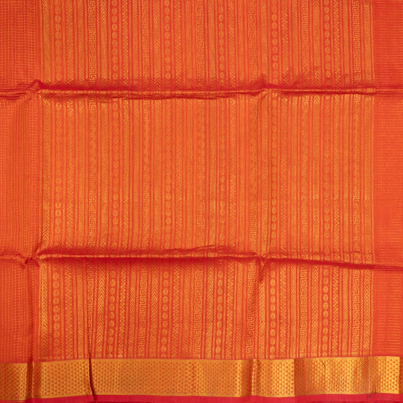 Hayagrivas Orange Kora Silk Cotton Saree SSCBF14D6-33